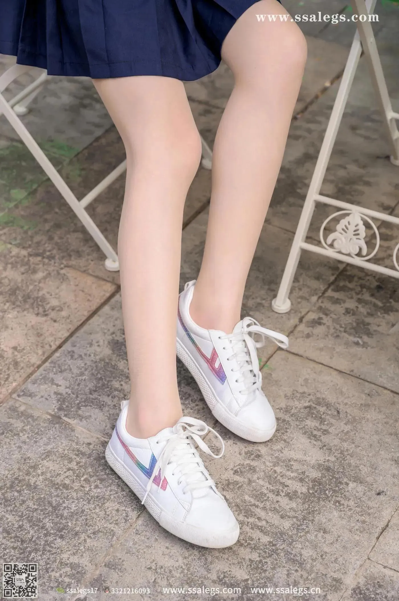 [SSA丝社]超清写真 NO.422 漫漫白色jk制服肉丝写真(下) [84P]插图5